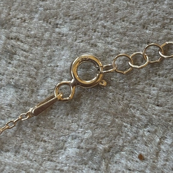 Brand New 14K Gold Plated Sterling Silver 4 Leaf Clover Necklace Lucky Charm - Picture 7 of 16